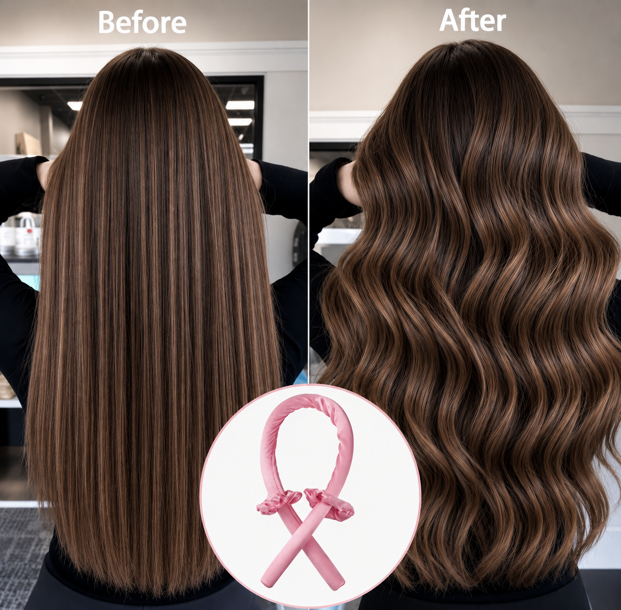 Heatless Curl Rod Set – Overnight Hair Curlers