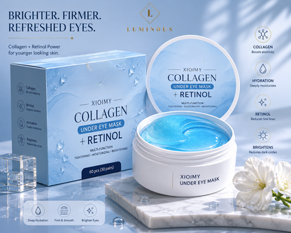 Collagen & Retinol Eye Patches – 60pcs