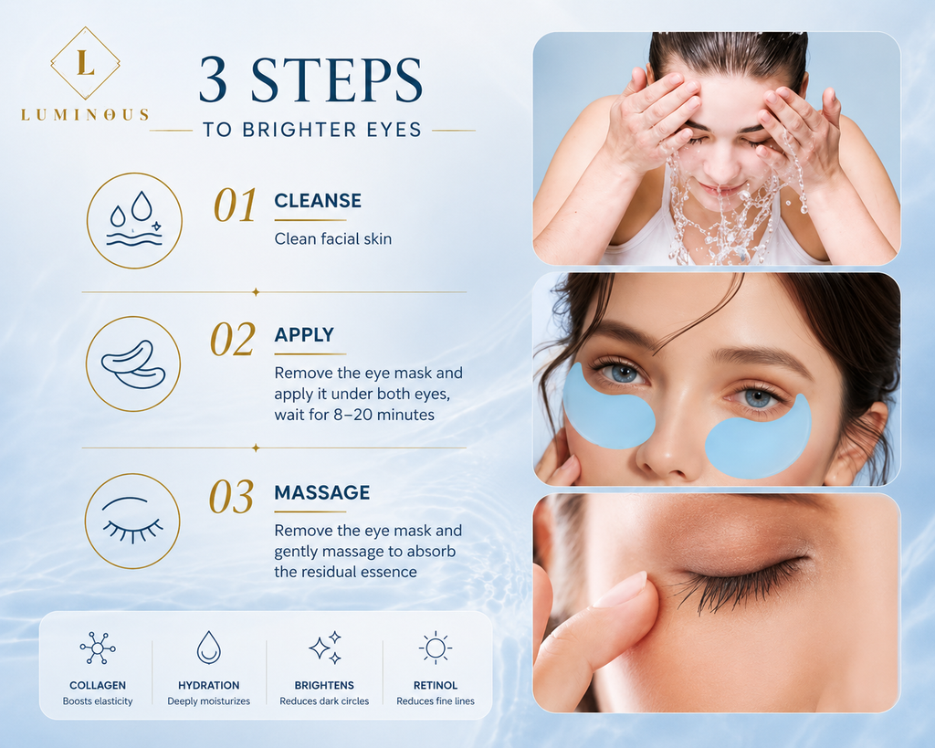 Collagen & Retinol Eye Patches – 60pcs
