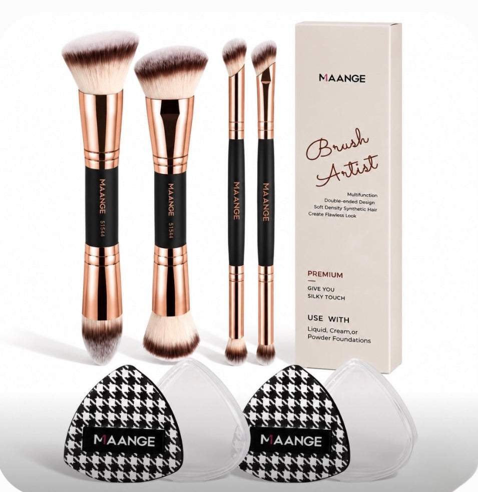 4-Piece Professional Makeup Brush Set