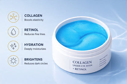 Collagen & Retinol Eye Patches – 60pcs