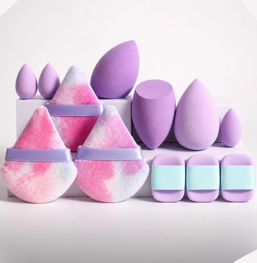 Luminous 12-Piece Makeup Sponge Set