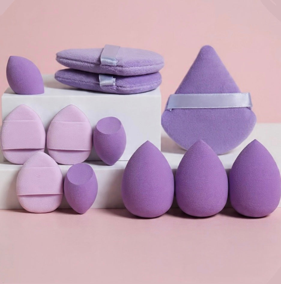 Luminous 12-Piece Makeup Sponge Set