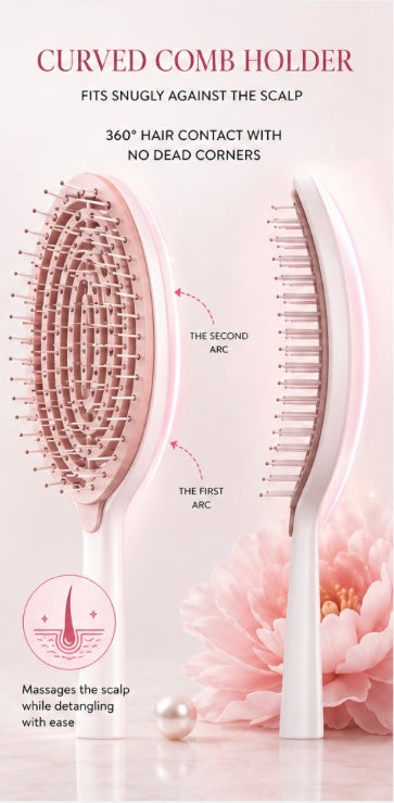 Self-Cleaning Detangler Hairbrush